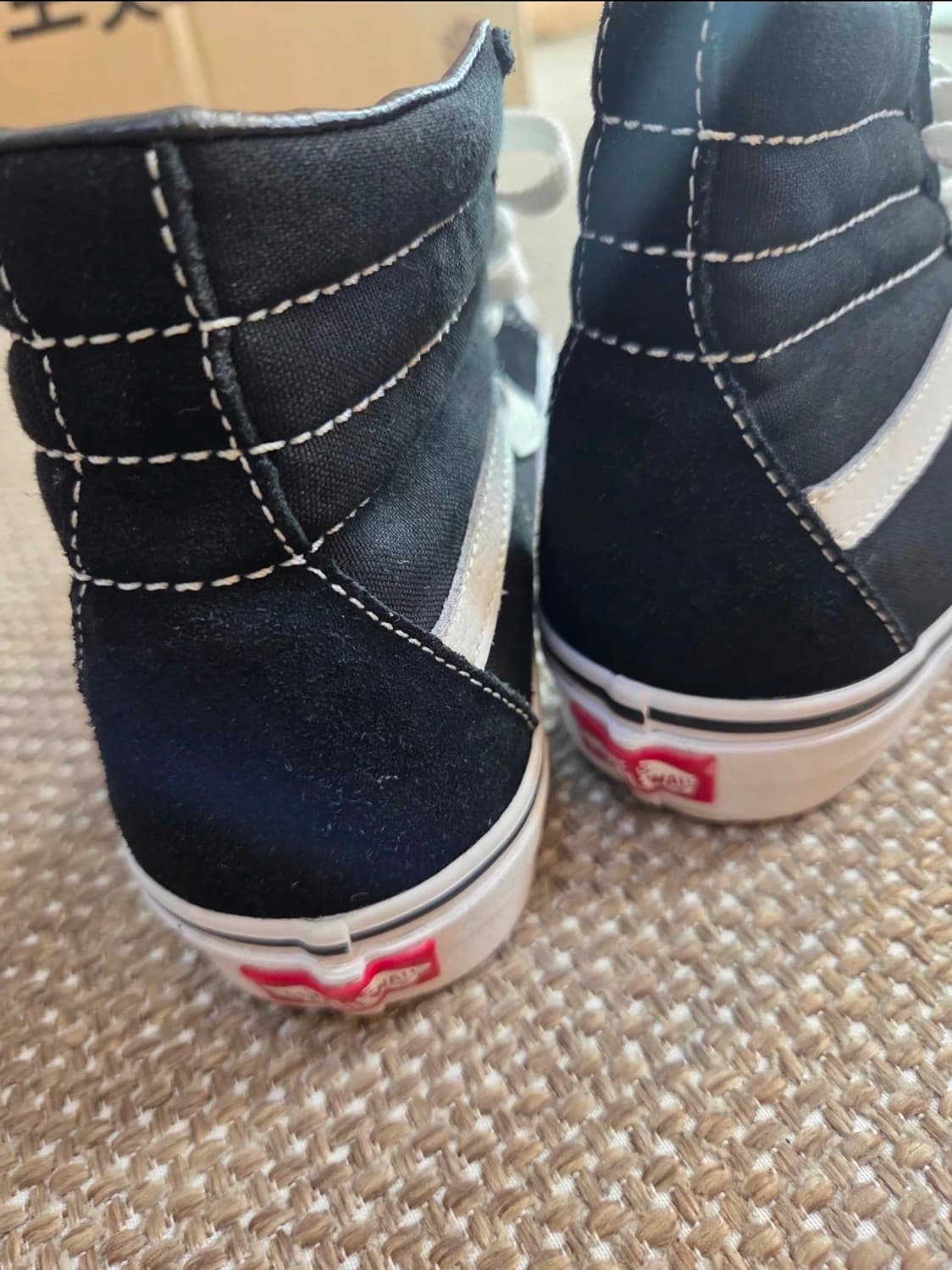 반스 스케이트 하이 블랙 270 상품이미지3