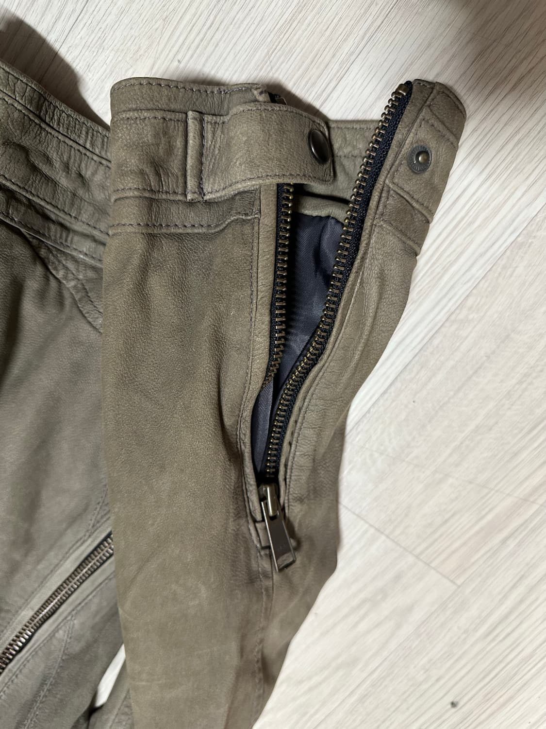 pulp fiction 펄프픽션 멀티집 램스킨 자켓 상품이미지3