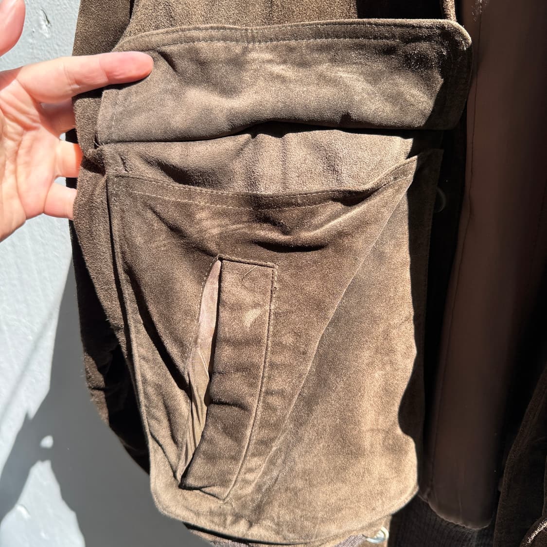 90s 스웨이드 누벅자켓 상품이미지6