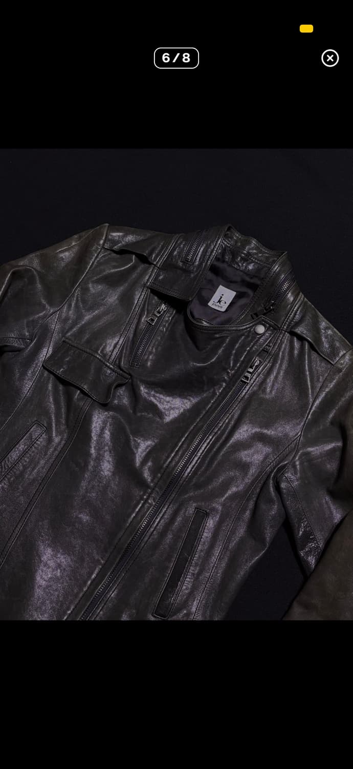 CORTIS style real leather jacket 빈티지 슬림핏 상품이미지6
