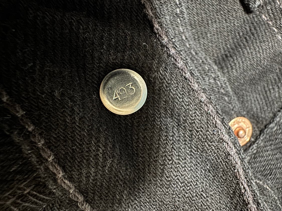 00s 리바이스 550 흑청 W38 L32 컷팅반바지 블랙진 빈티지 구제 상품이미지7