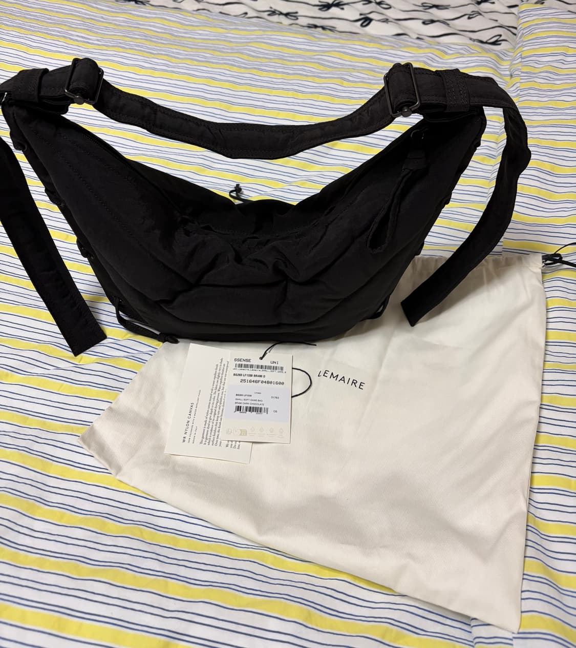 르메르 소프트 나일론게임백스몰 다크초콜렛 상품이미지3