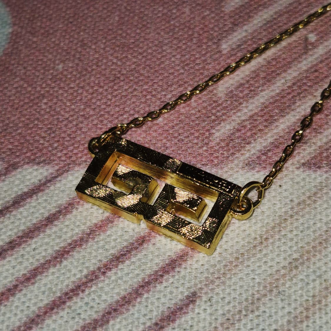 80s 지방시 비쥬 라인 G로고 파베 목걸이 상품이미지10