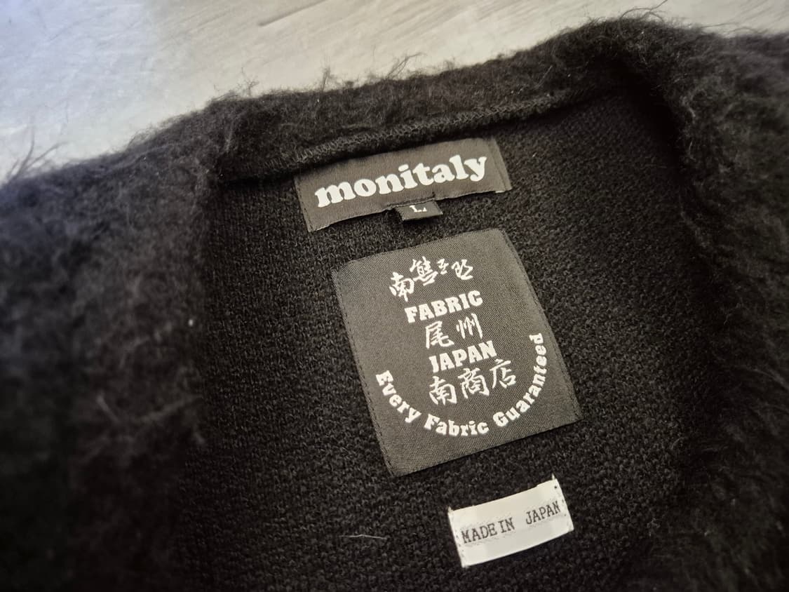 MONITALY 블랙 쉐기 스웨터 상품이미지5