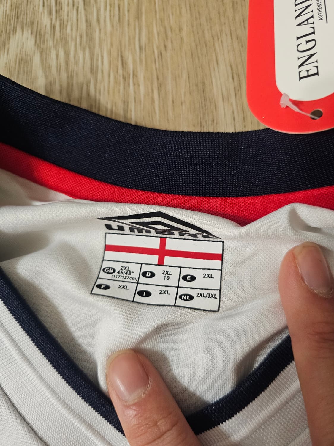 잉글랜드 국가대표 베컴 마킹 올드 유니폼 레트로 유니폼 상품이미지6