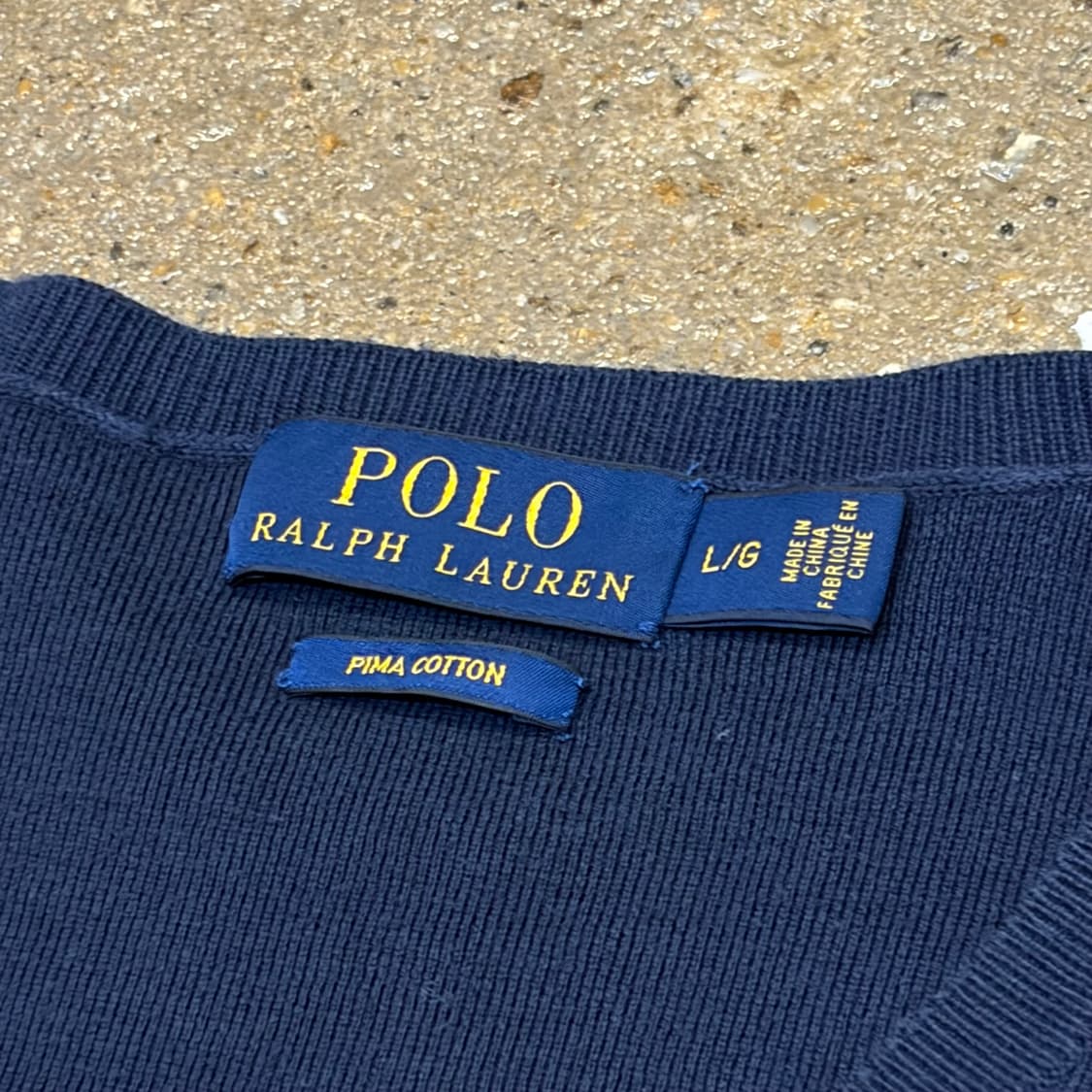90s USA 빈티지 폴로랄프로렌 브이넥 봄 니트  상품이미지5