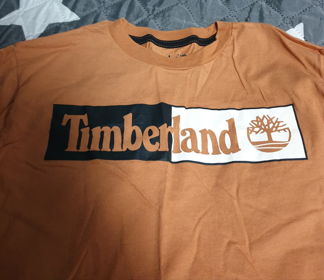 팀버랜드 클래식로고 코튼 반팔티 (S) 상품이미지2