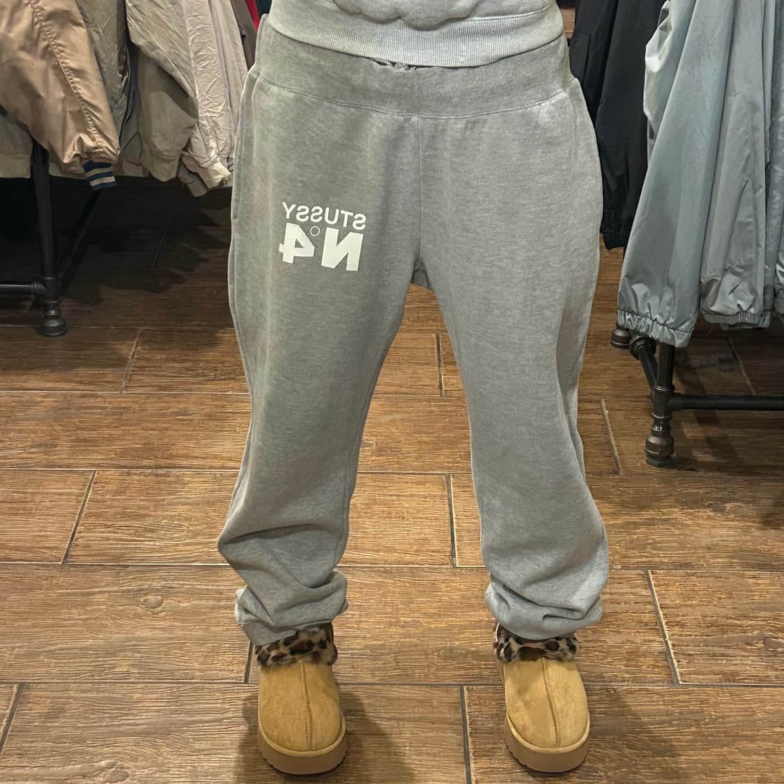 [HI]  스투시 조거 트레이닝 팬츠 그레이 상품이미지2