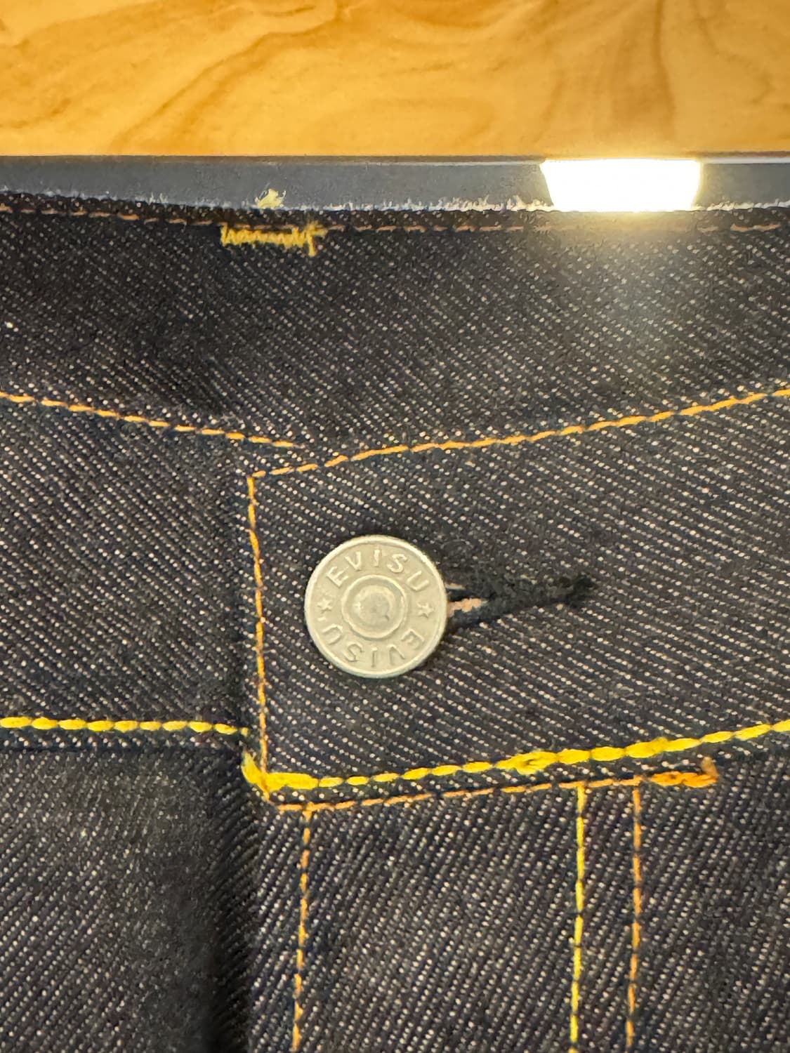 에비수 NO2 셀비지 데님팬츠 새상품 36 상품이미지4