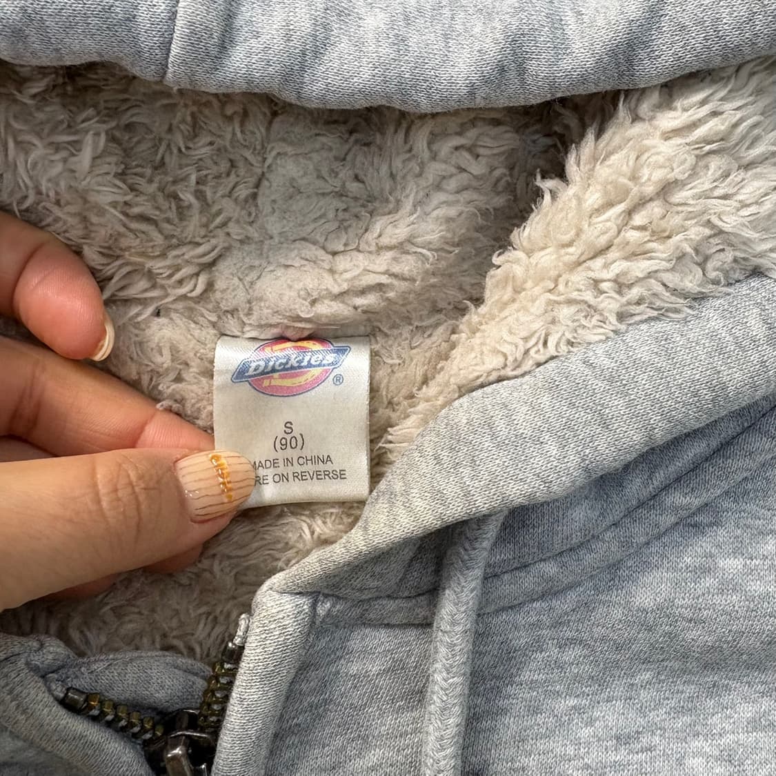 S 디키즈 남성 보아털 후드 집업 자켓 0402J 상품이미지2