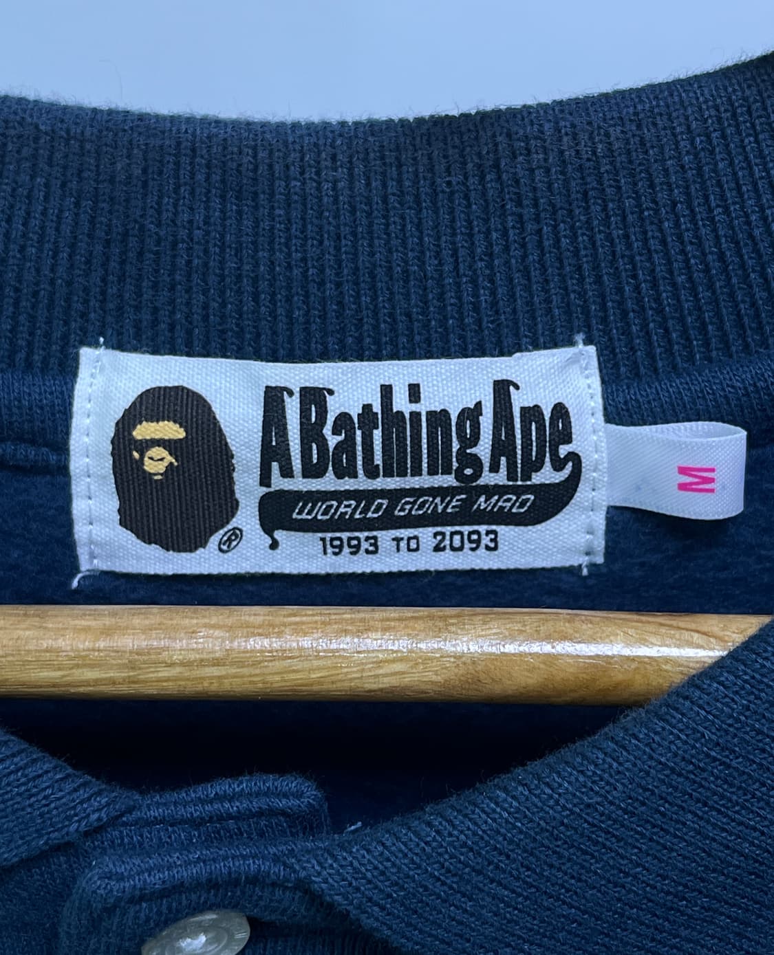 베이프 컬리지 L/S 폴로 셔츠 판매 상품이미지4