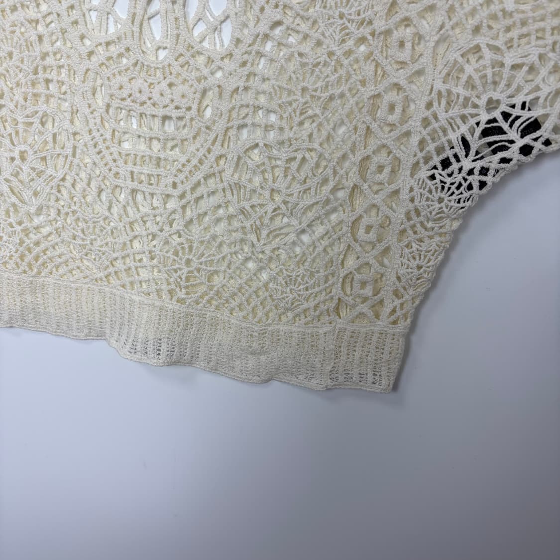 히스테릭글래머 해골 스컬 크로셰 니트 반팔 티셔츠 상품이미지5