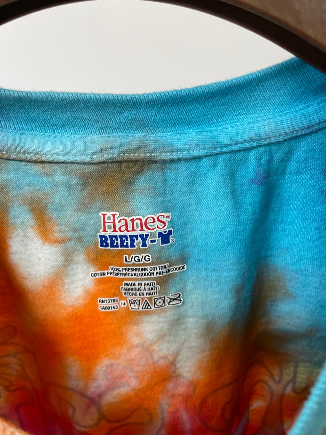 (L) hanes 헤인즈 타이다이 반팔티 상품이미지5