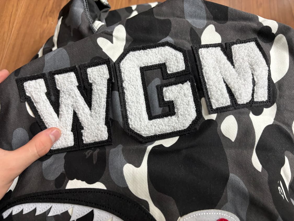 베이프 샤크후드 시티카모 새상품 상품이미지4