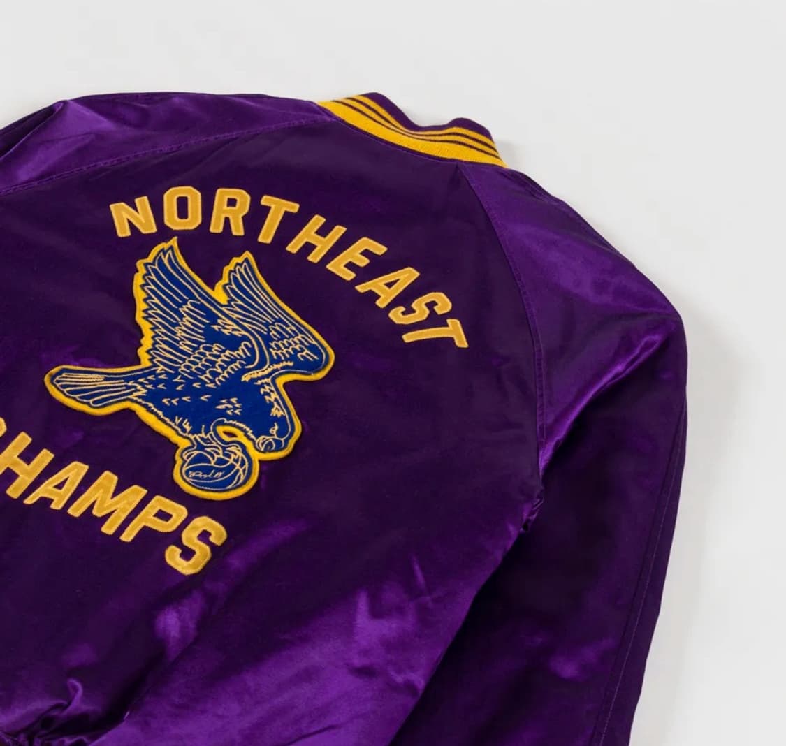 (M) 폴로 사틴 바시티 자켓 상품이미지2