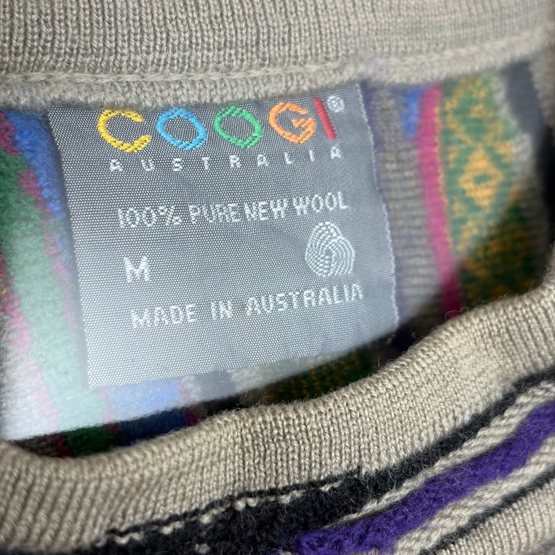 쿠지 패턴 니트 티셔츠 상품이미지3