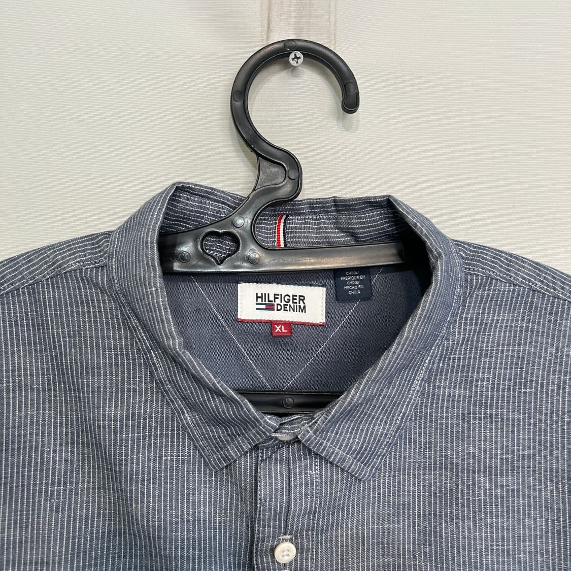 타미힐피거 남성 스트라이프 셔츠 XL 상품이미지2
