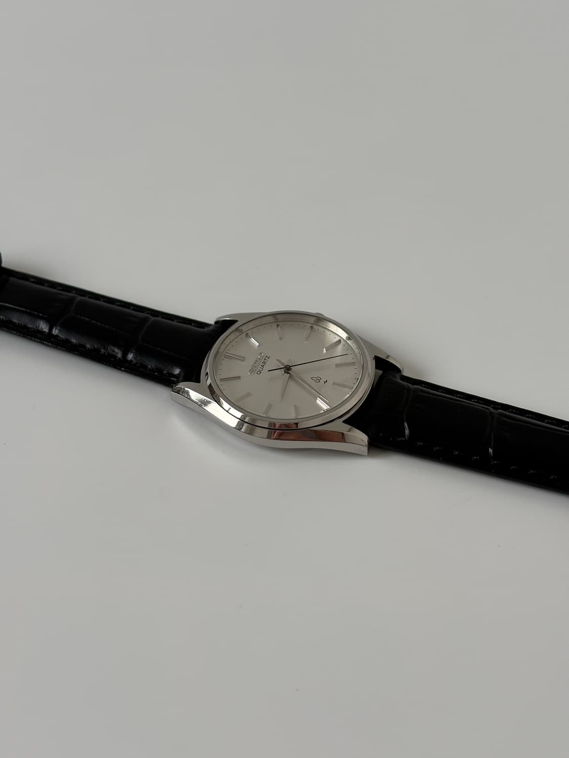 1980s Linen Dial Silver Quartz 상품이미지5