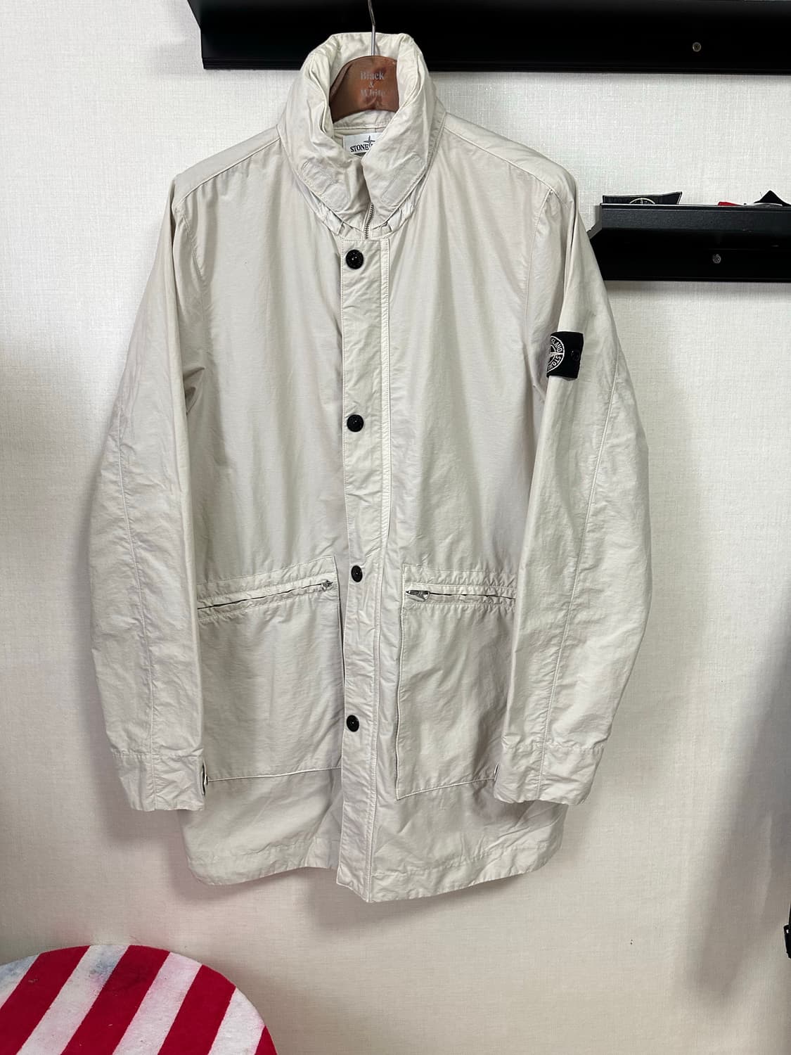 Stone island LIGHT COTTON NYLON TWILL 상품이미지2