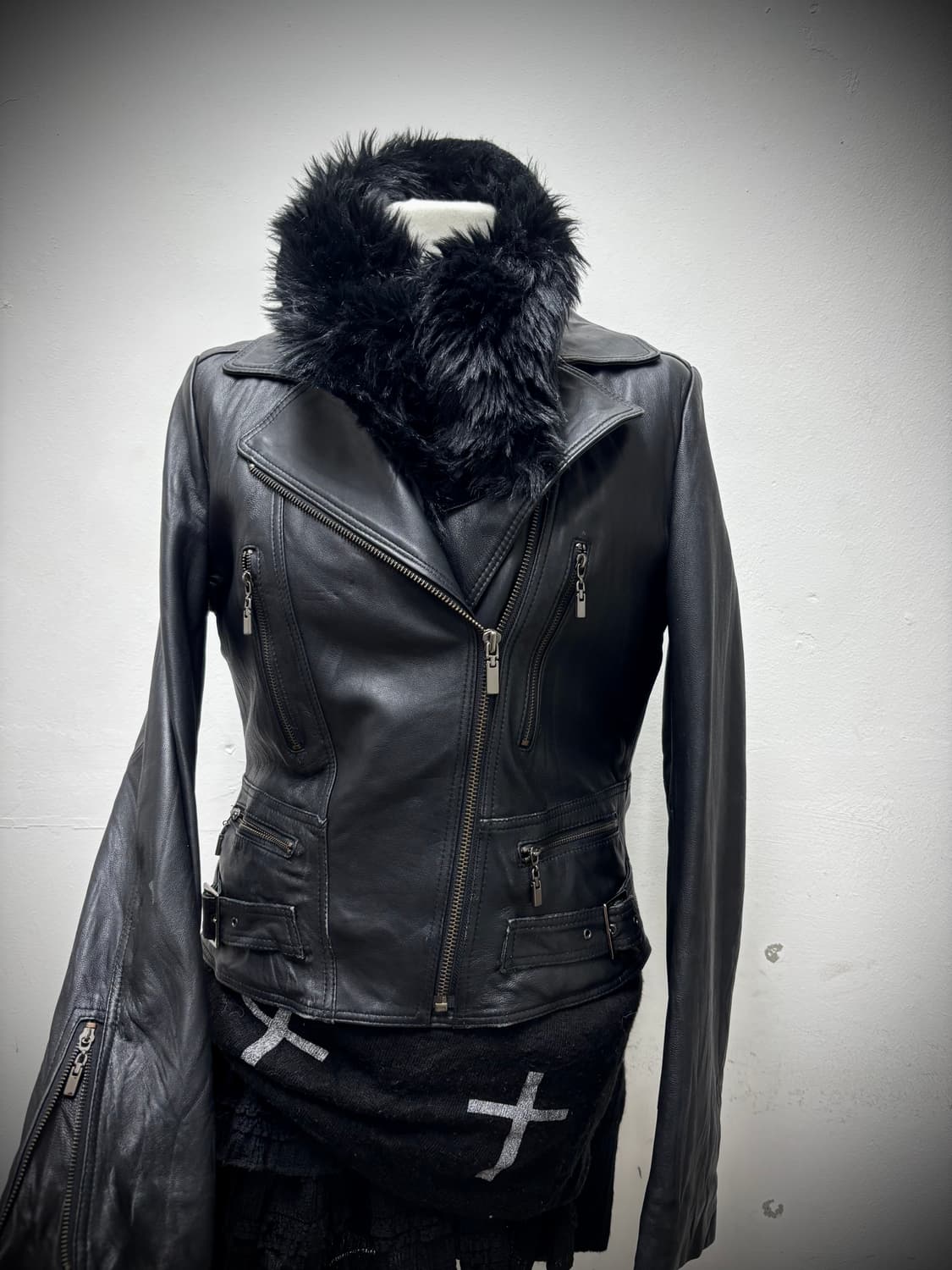  Robo Fox Fur Trimming SheepSkin Buckle  상품이미지6