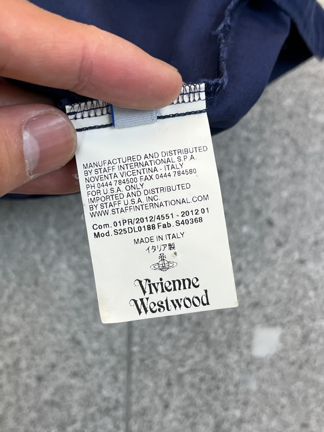 비비안웨스트우드 ORB로고 투톤 셔츠 상품이미지7