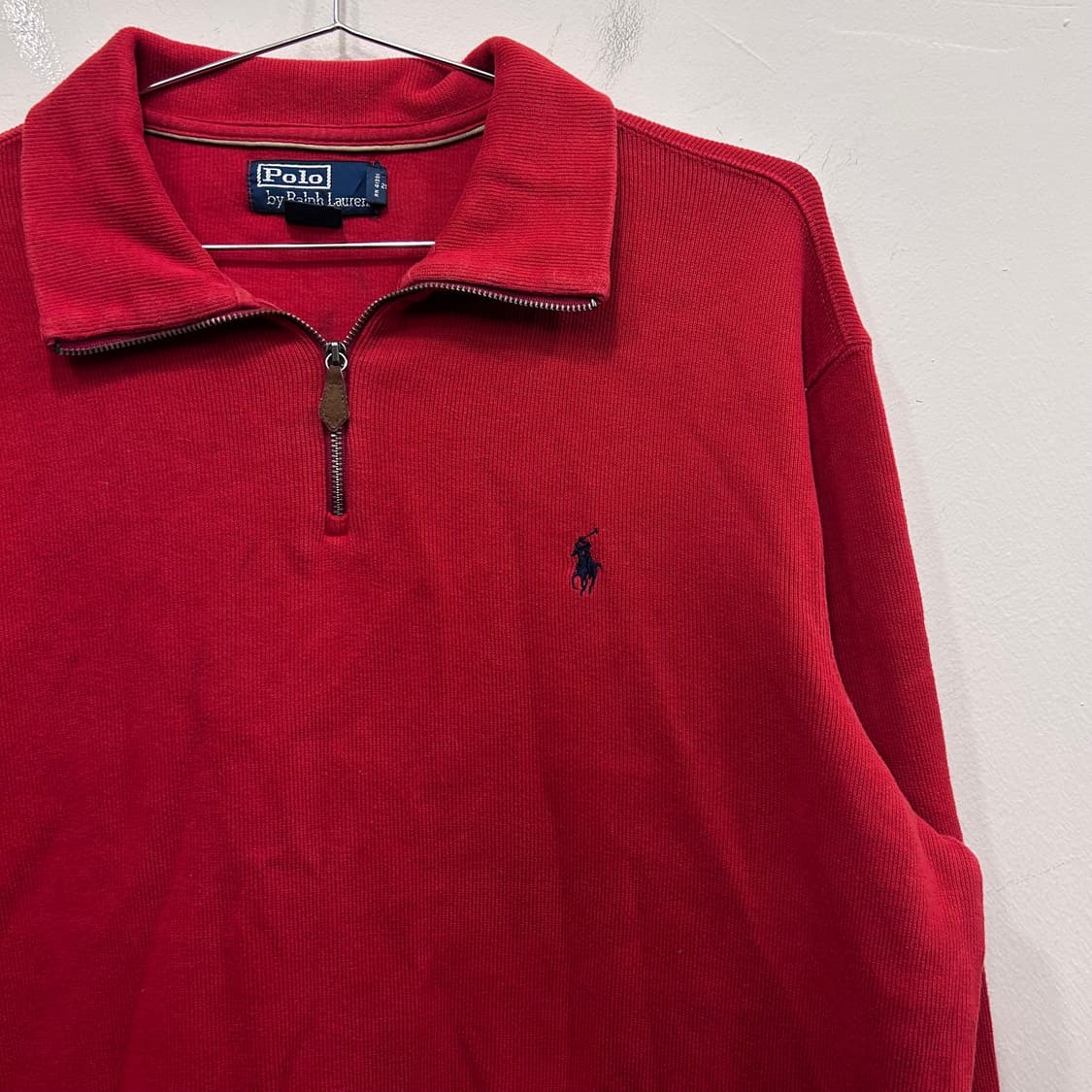 폴로 랄프로렌 스몰포니 코튼 반집업 롱슬리브 상품이미지1