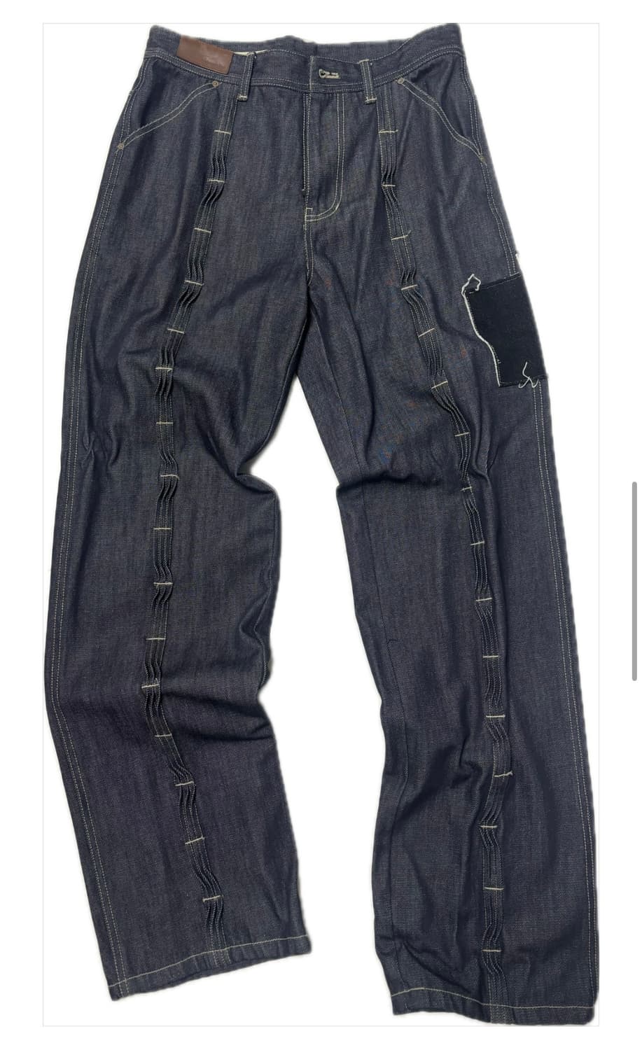 앤더슨벨 패치 인디고 진 상품이미지2