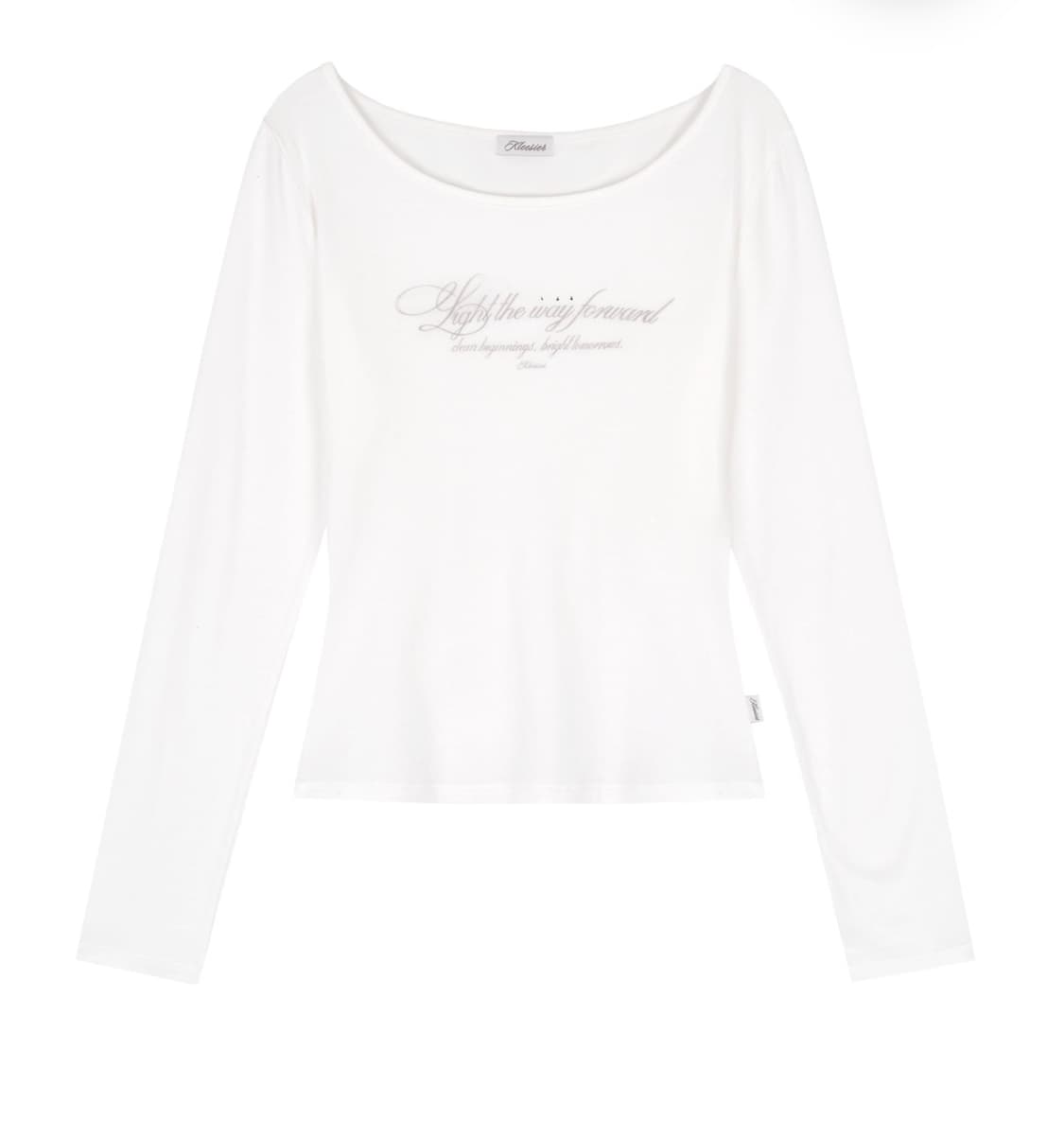 클리시어 클린 클럽 레터링 화이트 판매 상품이미지1