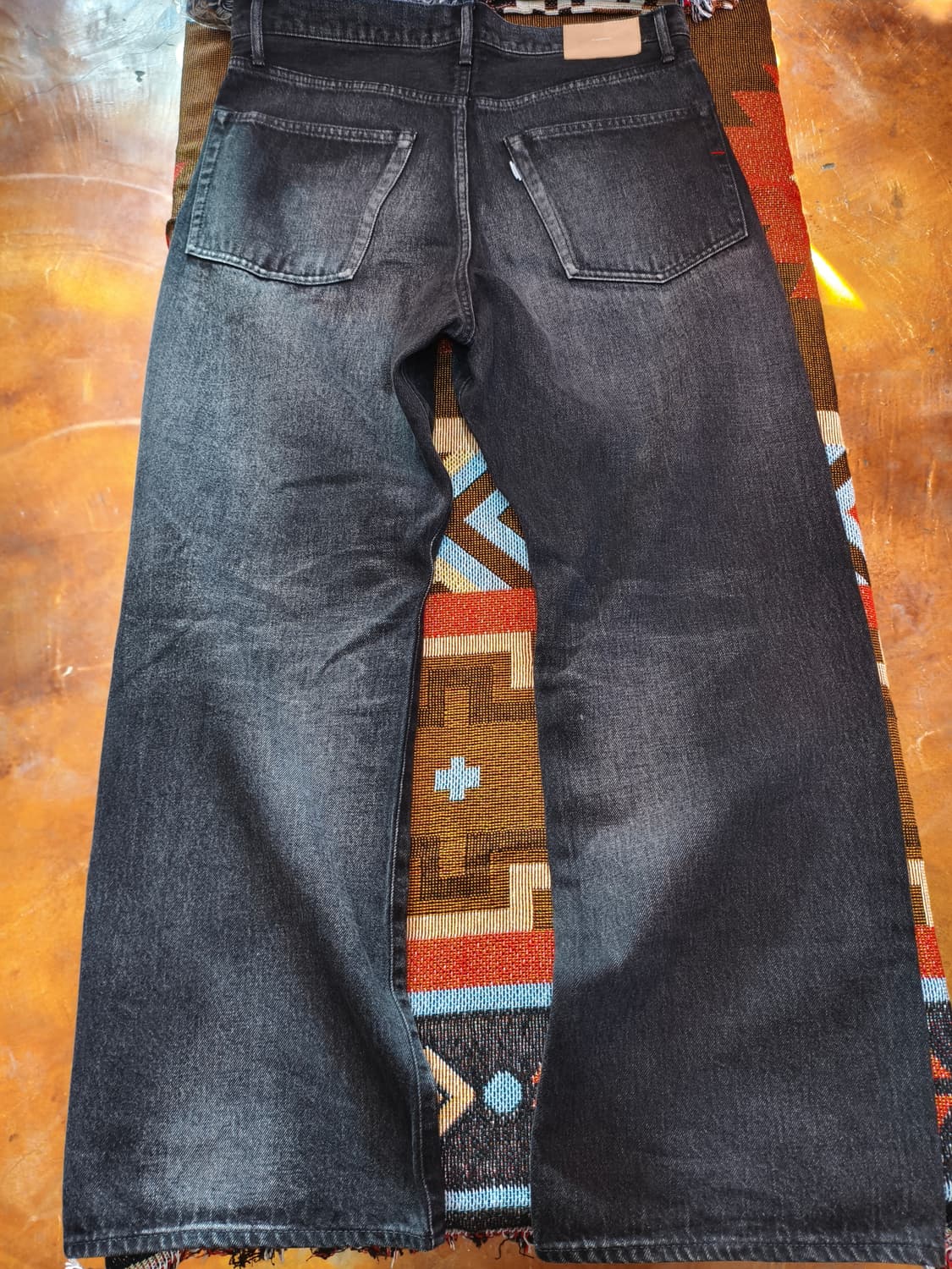 그라프페이퍼 셀비지 와이드 스트레이트 데님 팬츠 판매합니다 상품이미지7