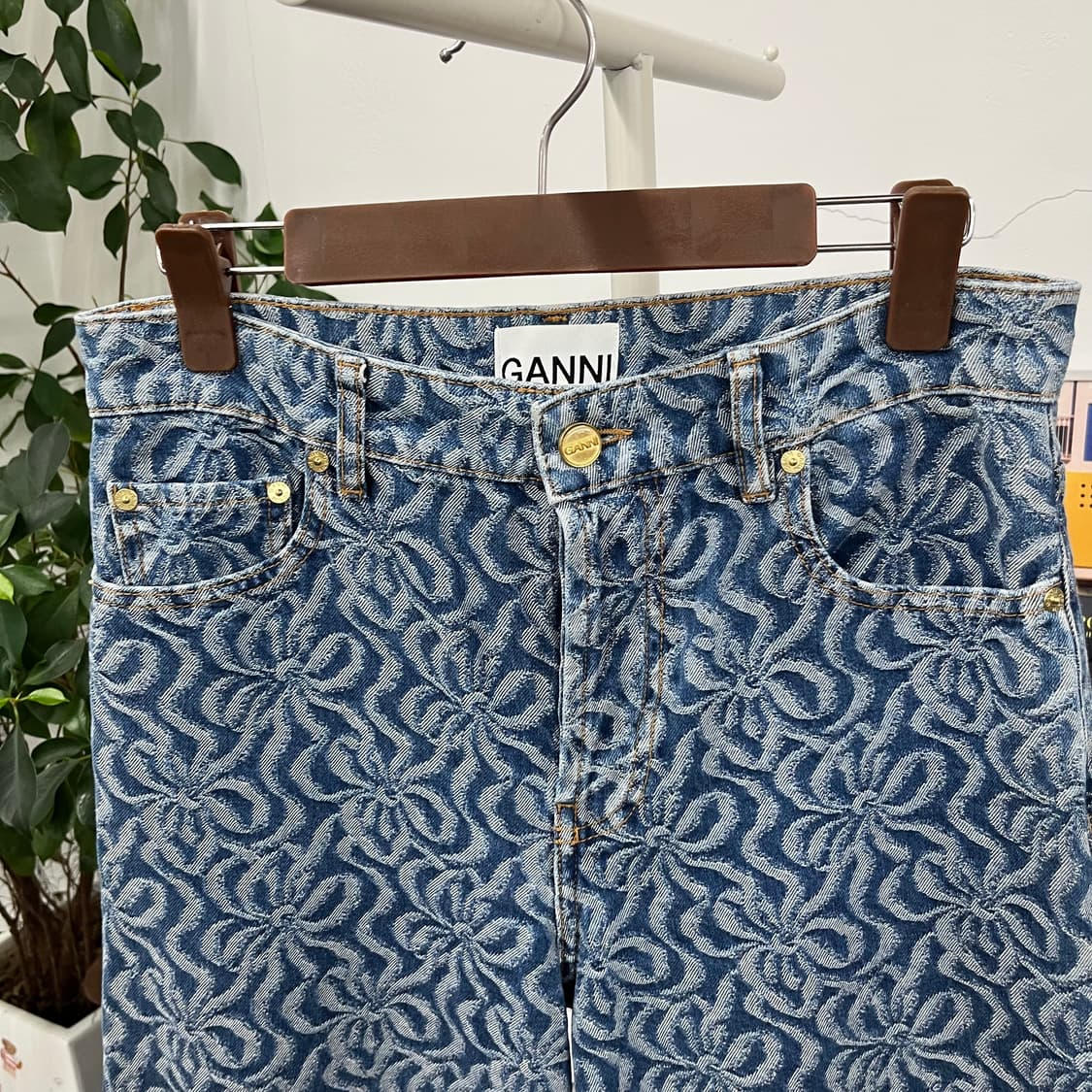 가니 와이드 데님 팬츠 26 상품이미지2