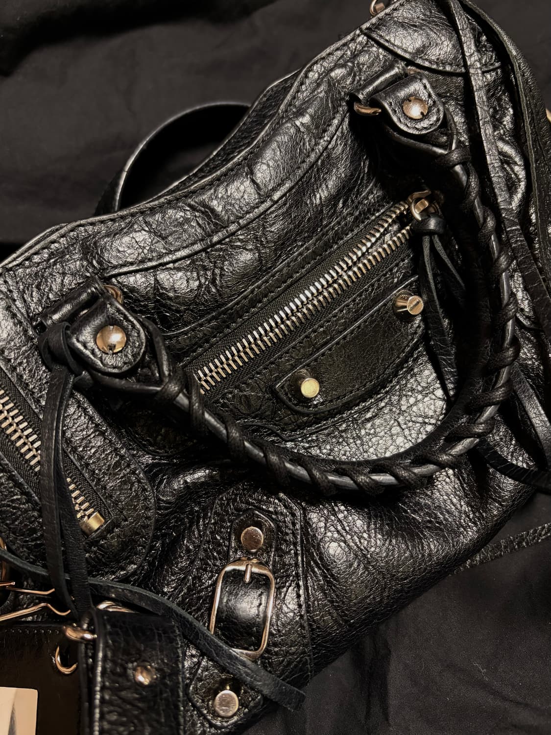 발렌시아가 빈티지 르시티 미니 블랙 상품이미지3