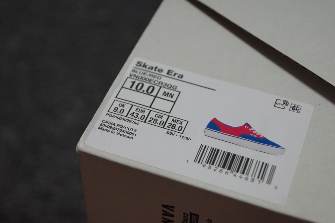 (280) 반스 스케이트 에라 블루 레드 상품이미지2