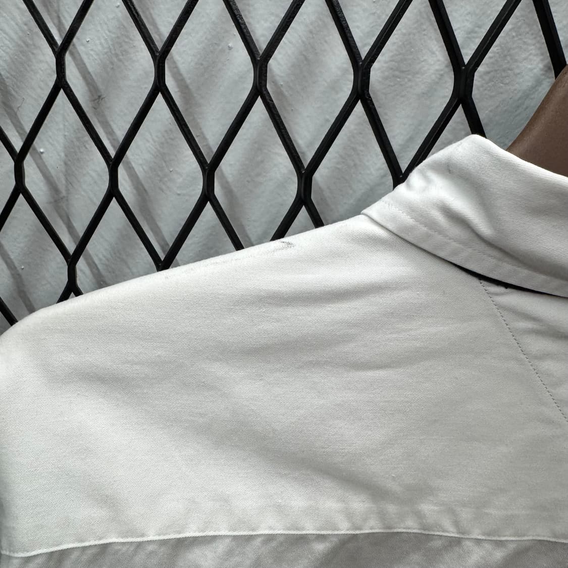 90s 타미힐피거 오버사이즈 셔츠 전면 빅플래그 로고 포인트 화이트 상품이미지10