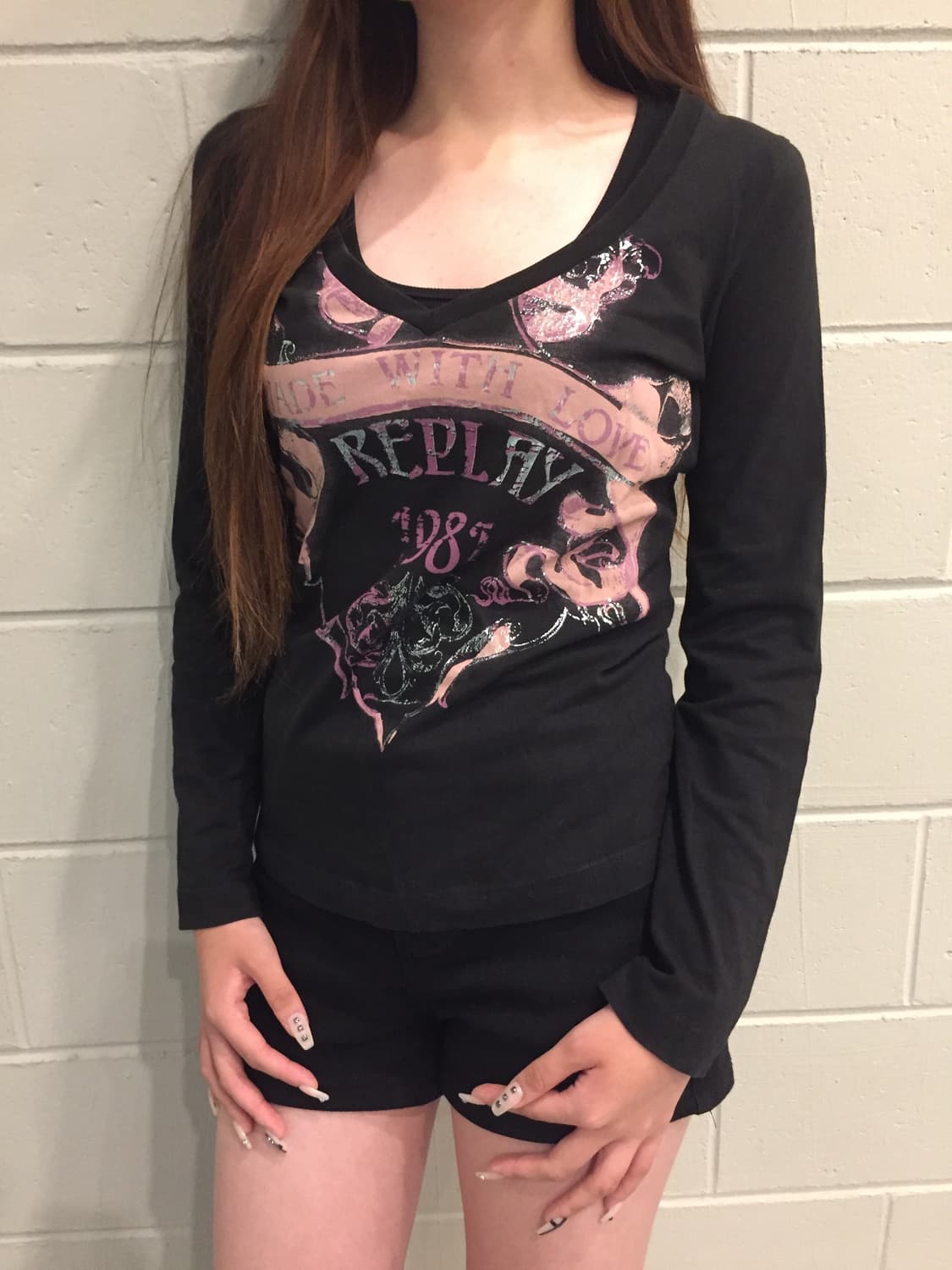 “Replay Punk V-neck Long-sleeve 상품이미지2