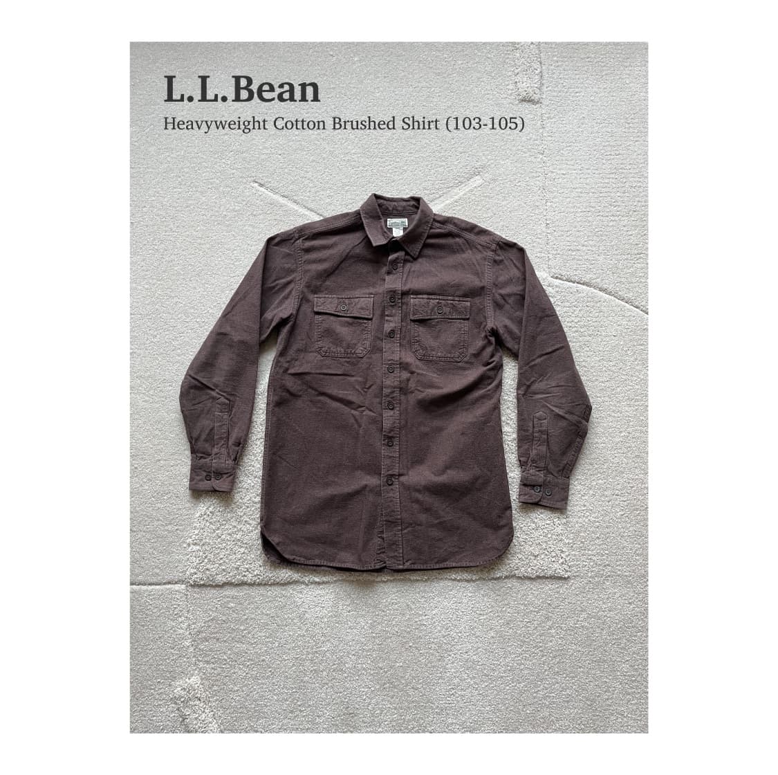 엘엘빈 헤비웨이트 브러쉬드 셔츠 (103-105) 상품이미지1
