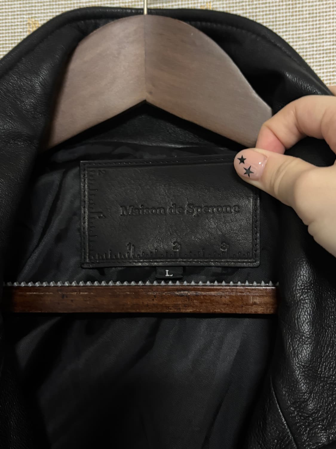 스페로네 양가죽 A-2 가죽자켓 L 상품이미지7