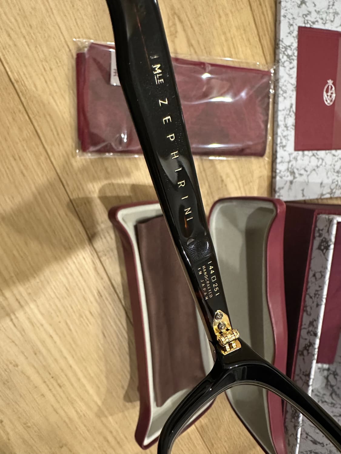 자크마리마지 제피린 44 블랙 안경 판매합니다. 상품이미지7