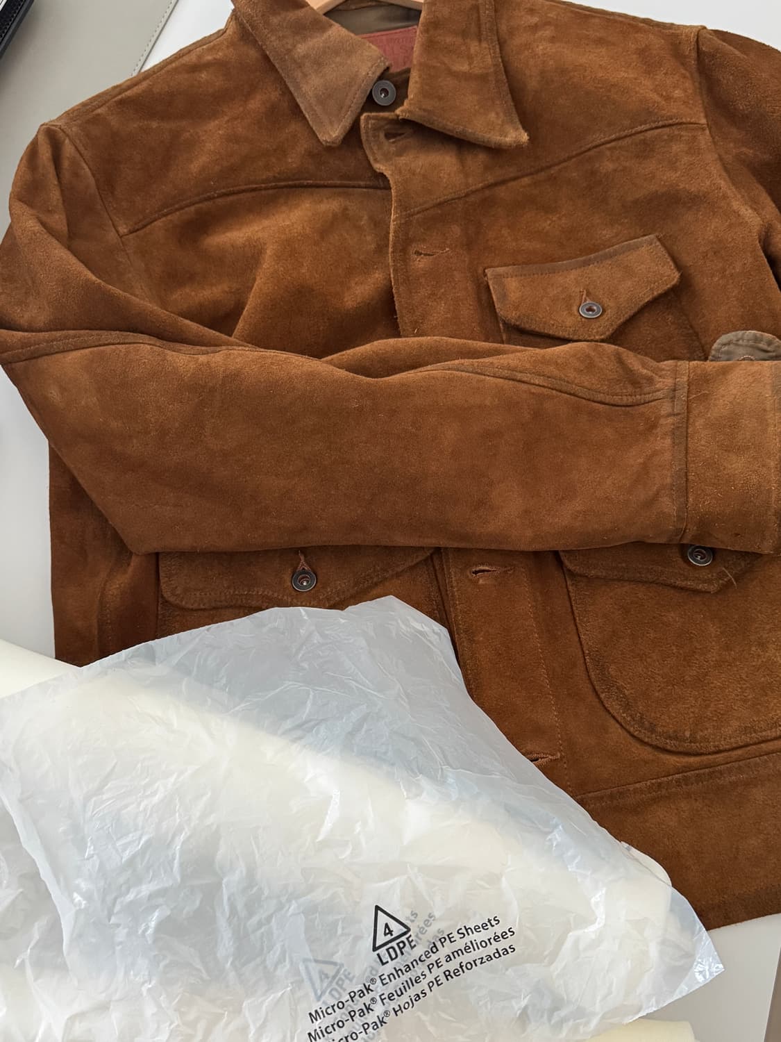 더블알엘 러프아웃 스웨이드 새상품 M 상품이미지5