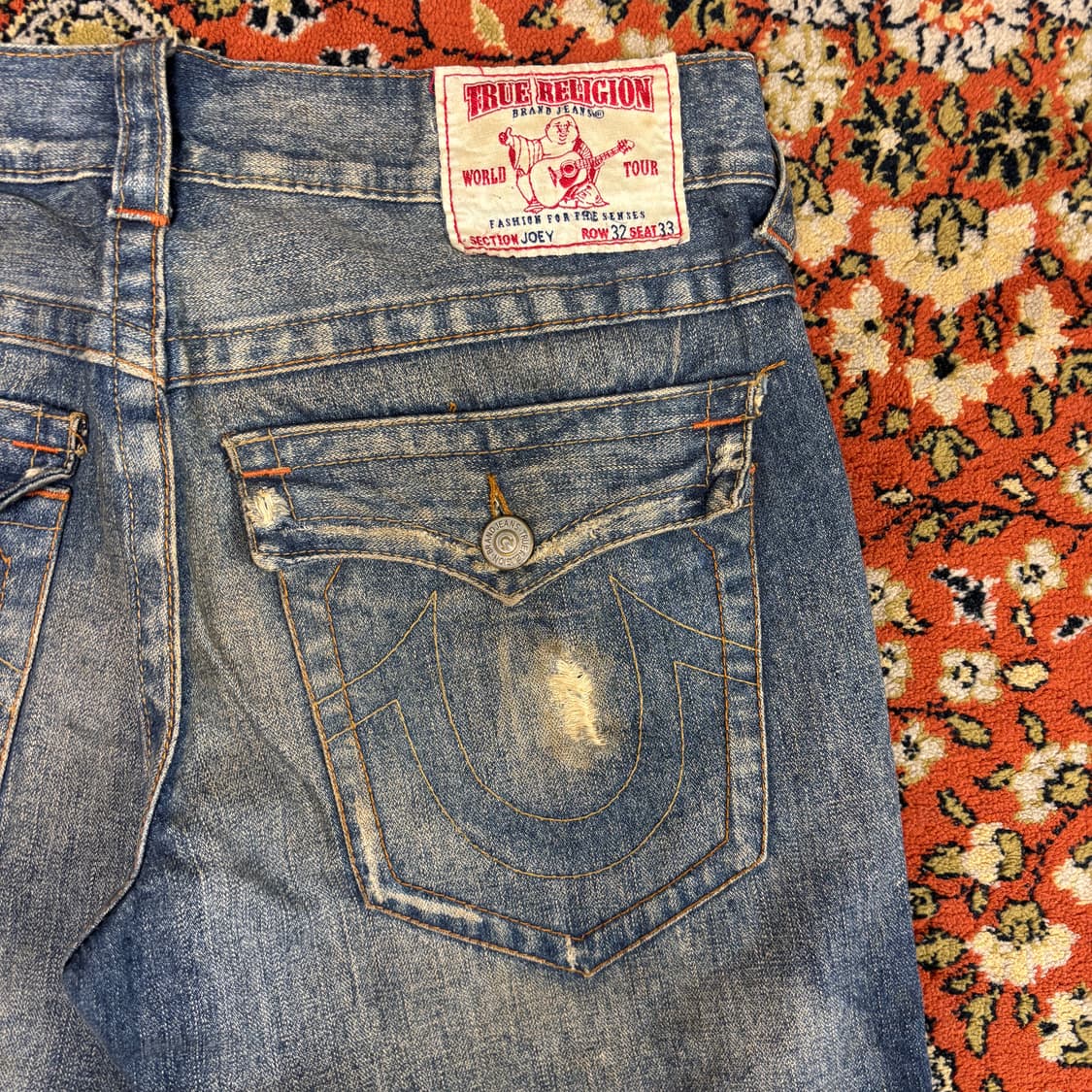 [32] 트루릴리전 JOEY 조이 데미지 부츠컷 데님 팬츠 상품이미지8