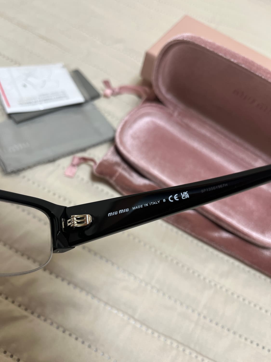 미우미우 브데트 장원영 안경 새상품 상품이미지5