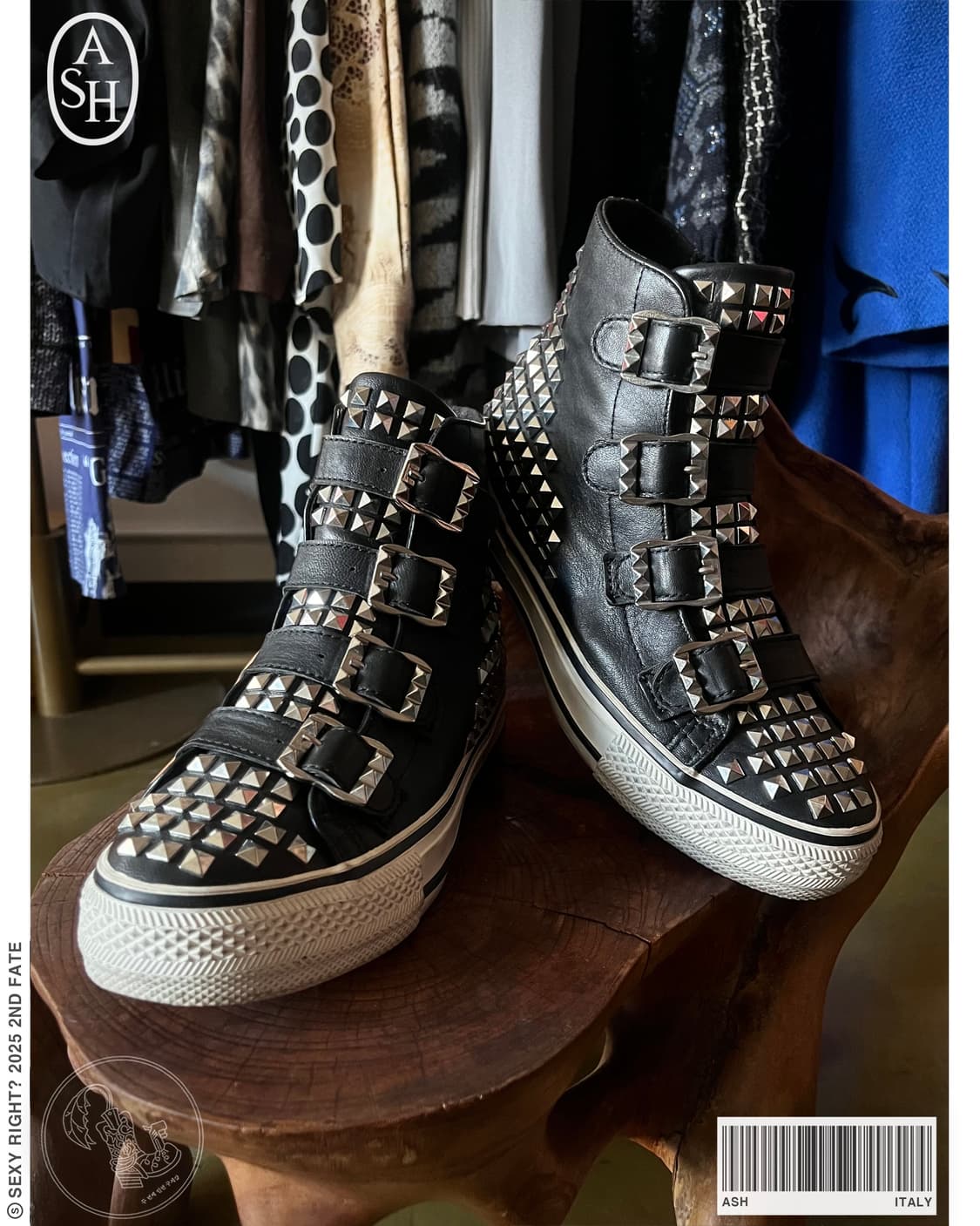 Ash Archive Rock Studs Leather Sneakers 상품이미지1