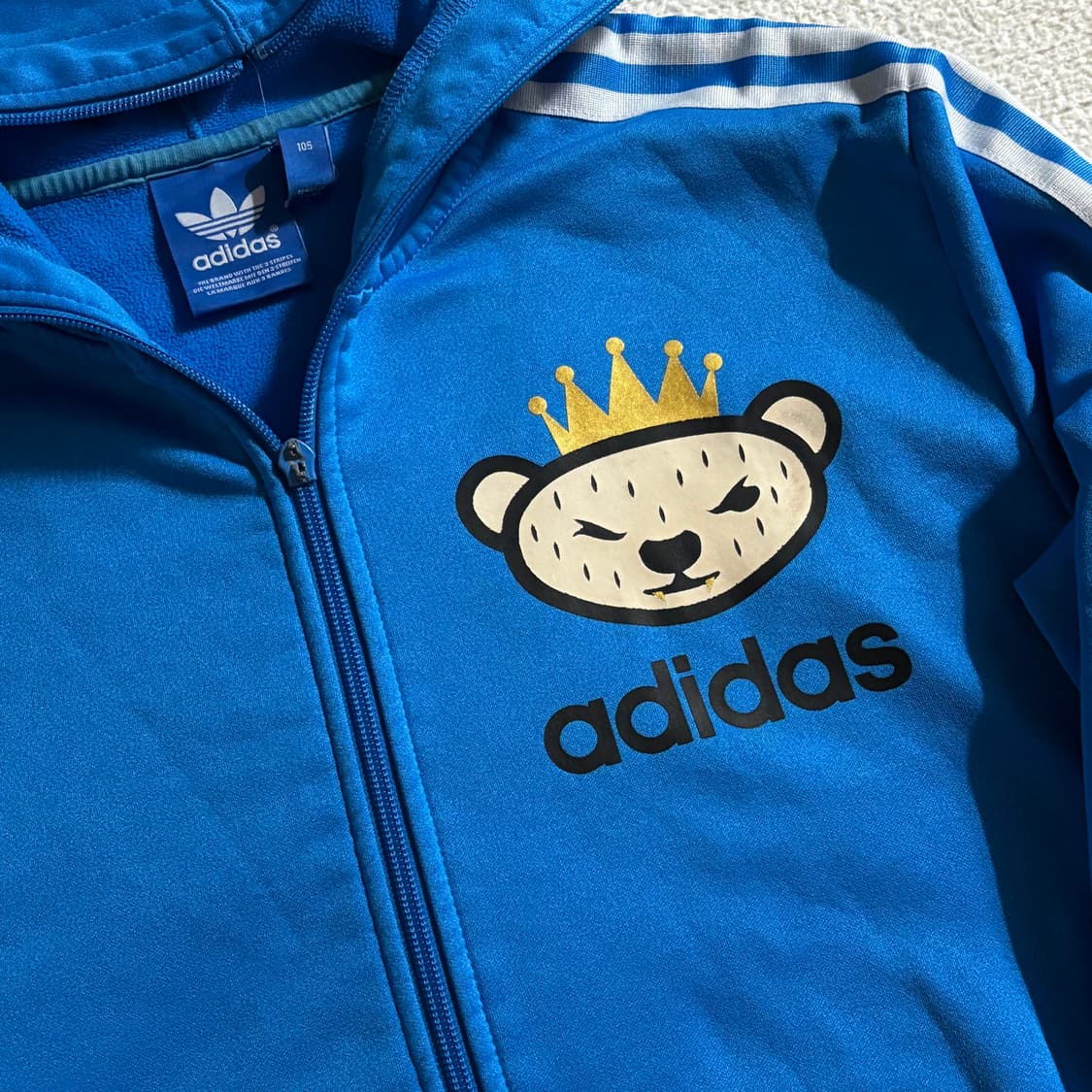 아디다스 블루 니고베어 후드져지 상품이미지2