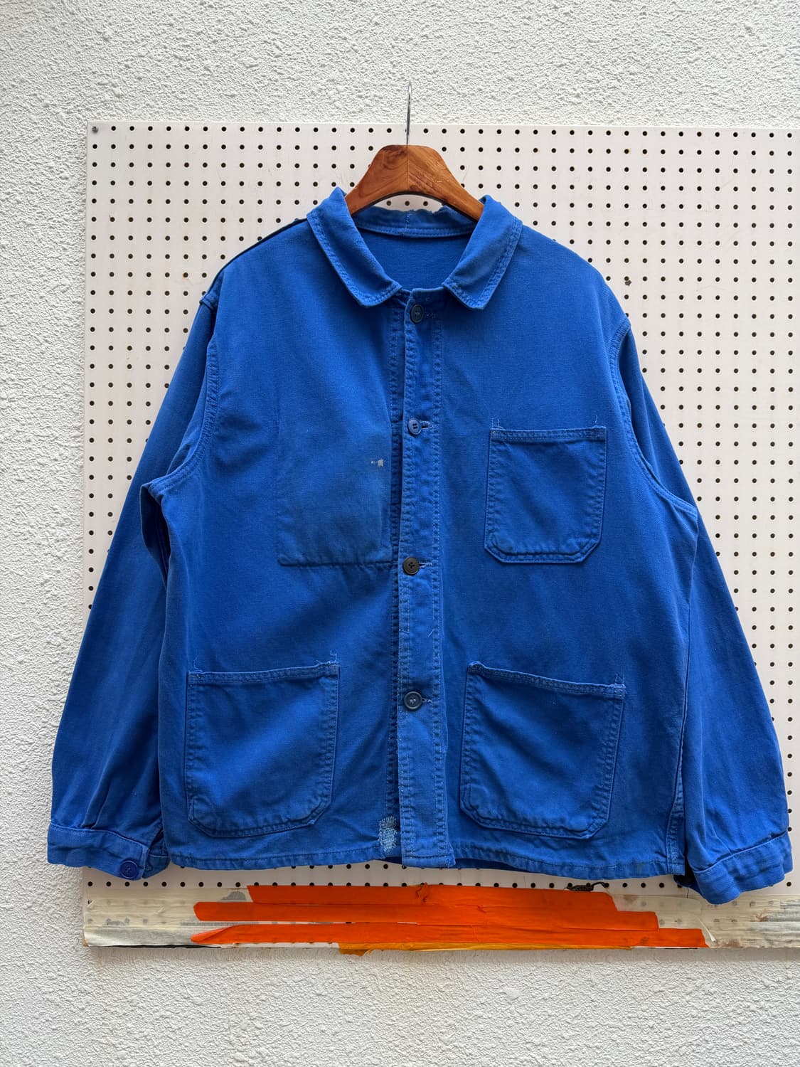 OLD MODEL WASHED FRENCH 올드모델 프렌치워크자켓 상품이미지1
