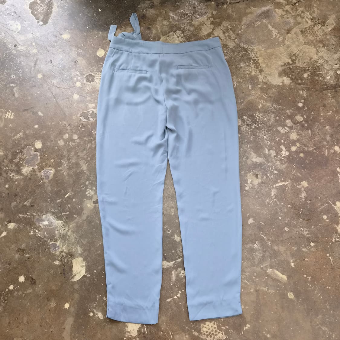 M) ZARA 자라 하이웨스트 벨티드 팬츠 바지 상품이미지4