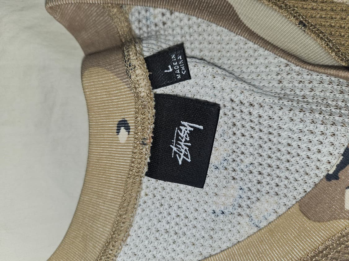 스투시 래글런 써멀 롱슬리브 크루 데저트 카모 상품이미지8