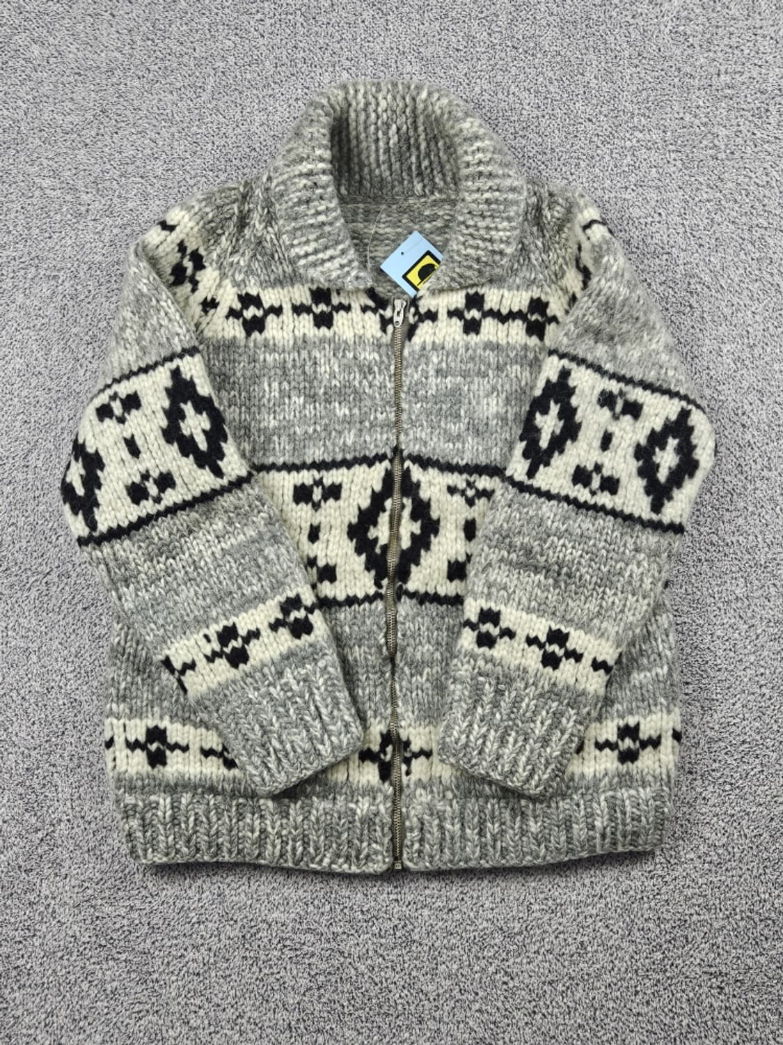 핸드메이드 코위찬 스웨터 니트집업 ( 상세설명참조 ) / 9971 상품이미지2