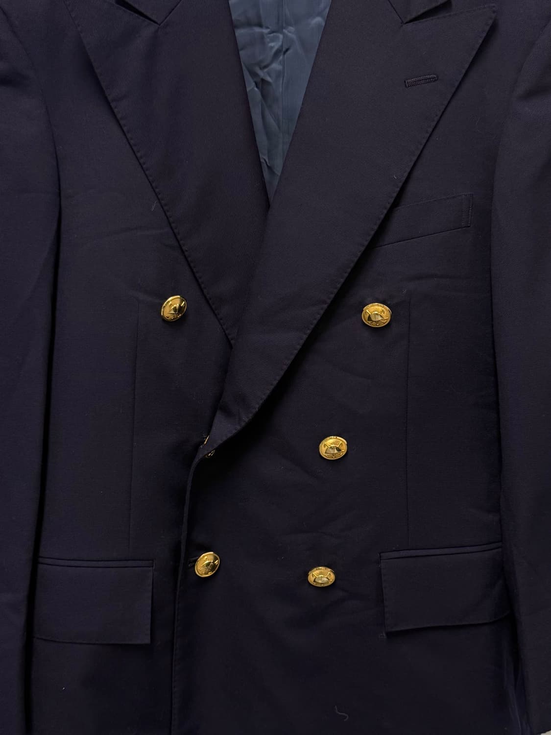 90s polo ralph lauren 금장 더블 블레이저 상품이미지2