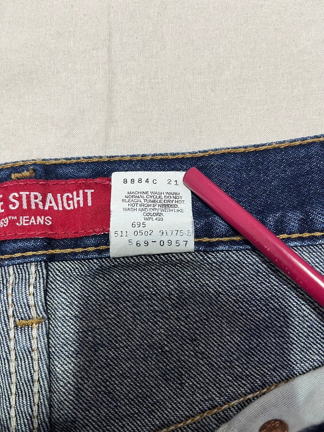 리바이스 569 00s usa 데님 팬츠 [34x30] 상품이미지5