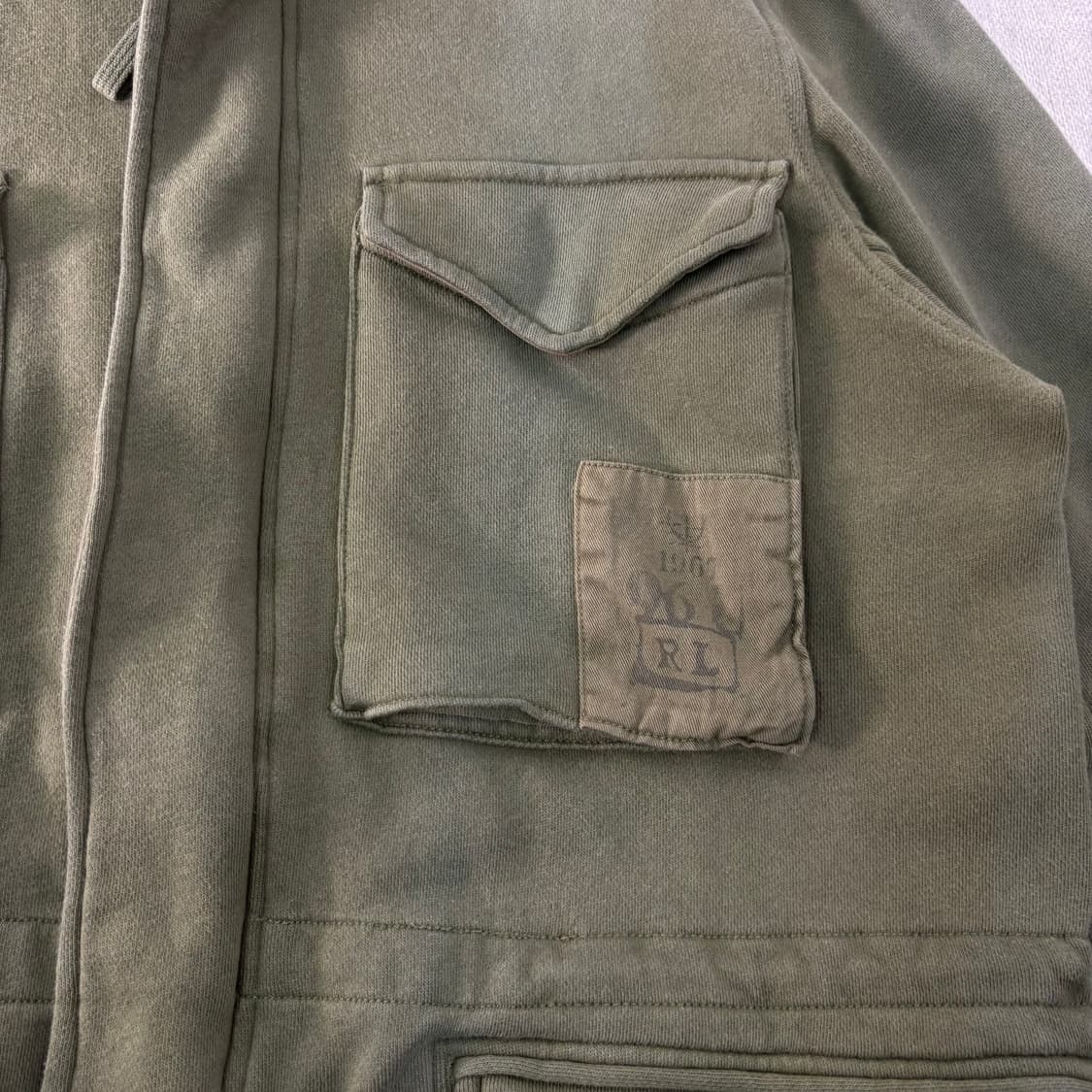 100 폴로랄프로렌 데님앤서플라이 성조기 필드 야상자켓 상품이미지5