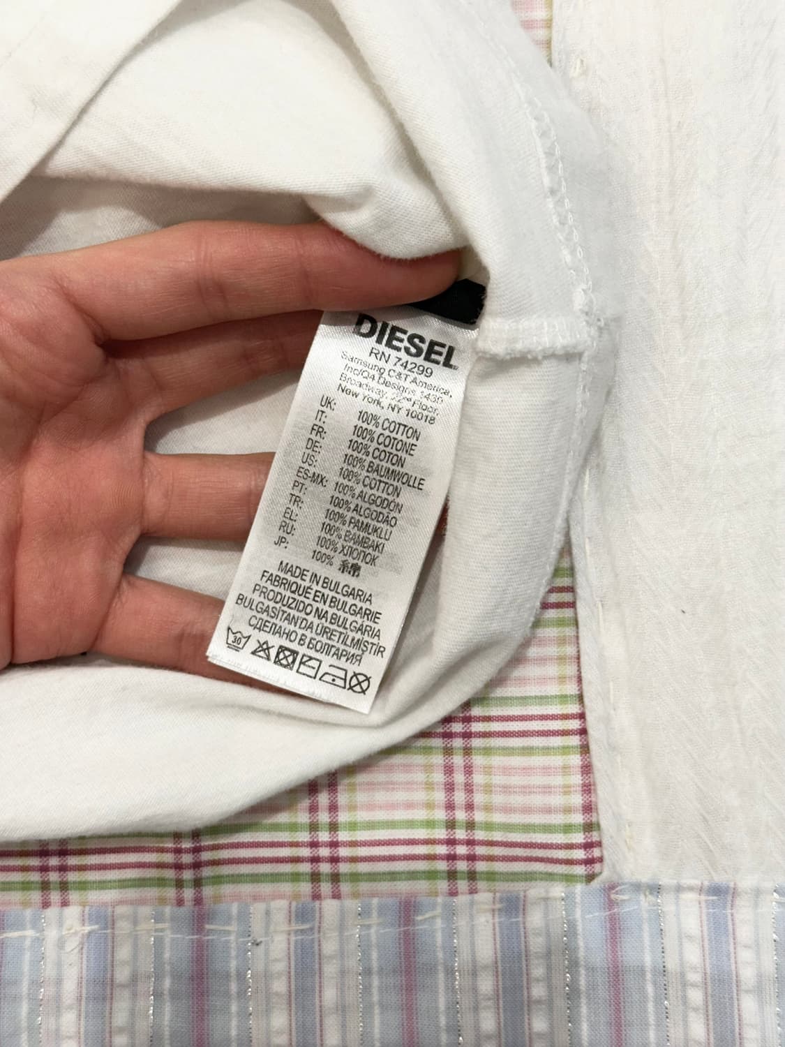 디젤 로고 티셔츠 상품이미지7